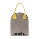 Fluf Lunch Bag Grey/Yellow - Εικόνα 1