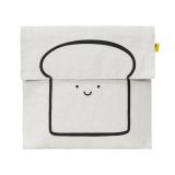 Fluf Snack Sack Happy Bread Black - Εικόνα 1